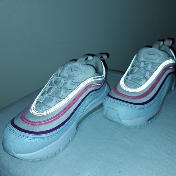 Nike White and Pink Chunky Sneakers Size 3Y Used Review ALL pics - Picture 9 of 10